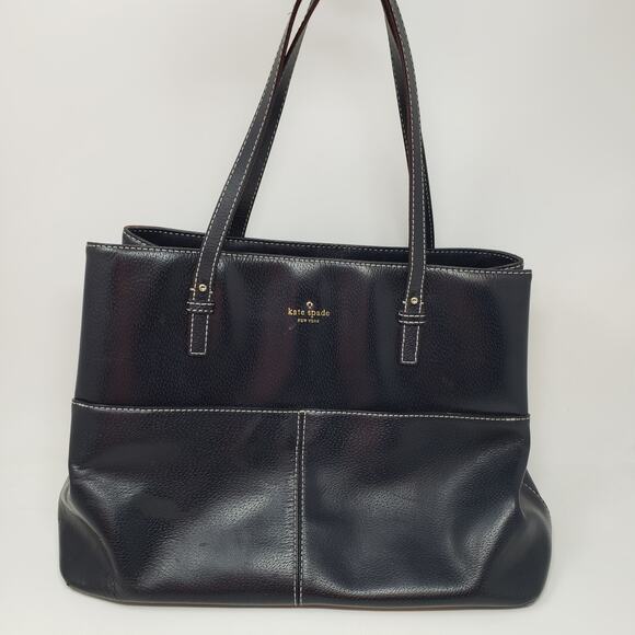 Kate Spade Smooth Leather Large Satchel RESHOOT - Picture 2 of 10